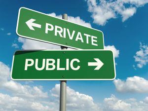 private vs public