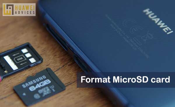 How to format sd card