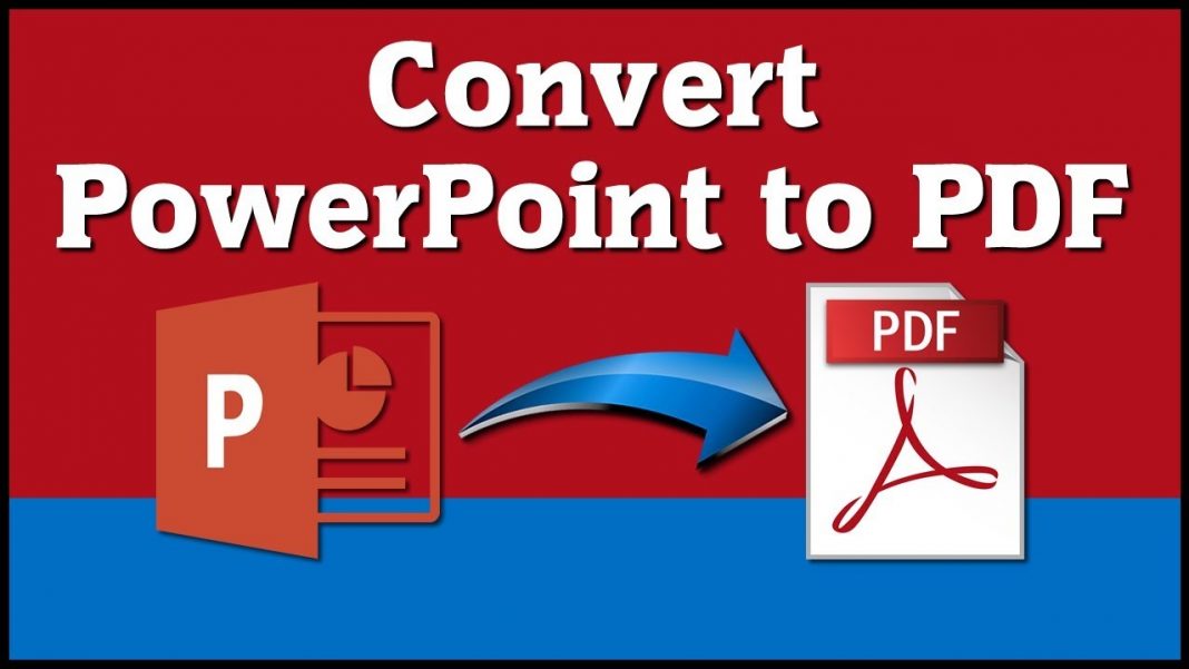 how to convert ppt to pdf free
